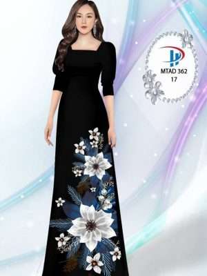 Vải Áo Dài Hoa In 3D AD MTAD362 29